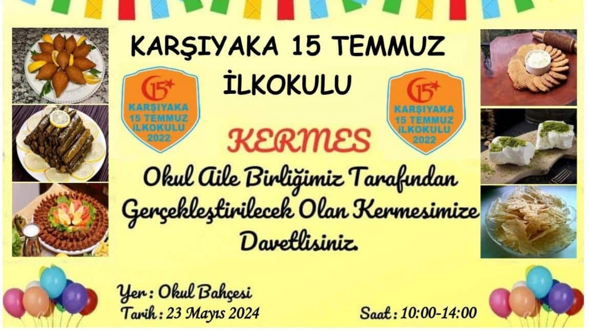 KERMESİMİZE DAVETLİSİNİZ